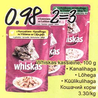 Allahindlus - Whiskas kassieine, 100 g