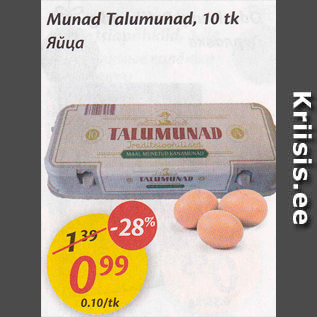 Allahindlus - Munad Talumunad, 10 tk