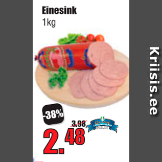 Allahindlus - Einesink 1kg