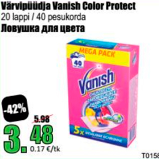 Allahindlus - Värvipüüdja Vanish Color Protect