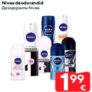 Allahindlus - Nivea deodorandid