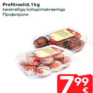 Allahindlus - Profitroolid, 1 kg