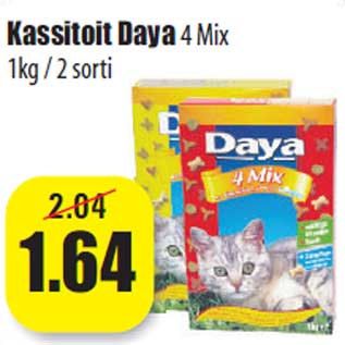 Allahindlus - Kassitoit Daya 4 Mix 1kg / 2 sorti