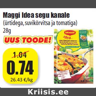 Allahindlus - Maggi Idea segu kanale