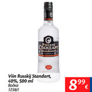 Allahindlus - Viin Russkij Standart