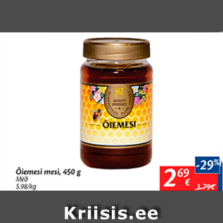 Allahindlus - Õiemesi mesi, 450 g