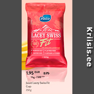 Allahindlus - Juust Lacey Swiss Fit 250 g