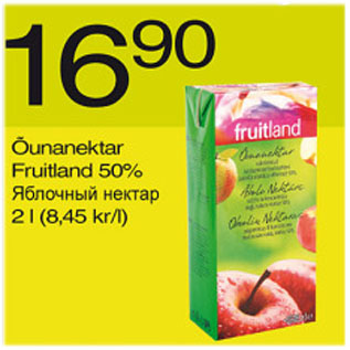 Allahindlus - Õunanektar Fruitland 50%