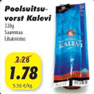 Allahindlus - Poolsuitsuvorst Kalevi, 320g