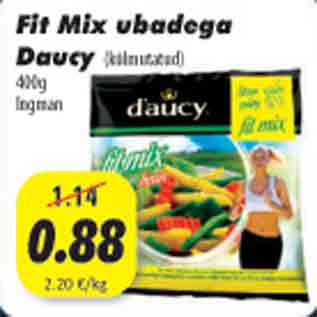 Allahindlus - Fit Mix ubadega Daucy (külmutatud), 400g