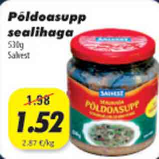 Allahindlus - Põldoasupp sealihaga, 530g