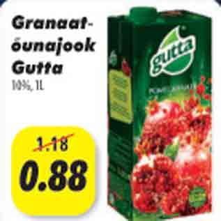 Allahindlus - Granaat-õunajook, 1l