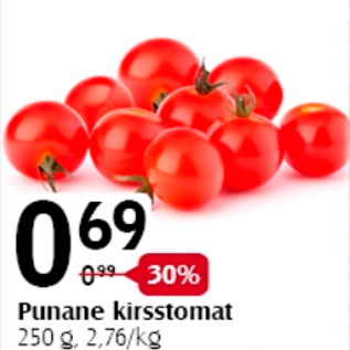 Allahindlus - Punane kirsstomat, 250 g