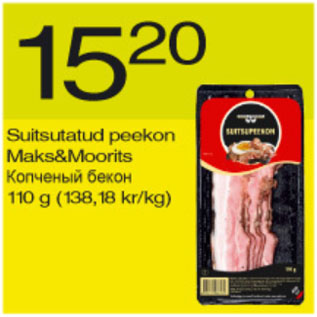 Allahindlus - Suitsutatud peekon Maks&Moorits