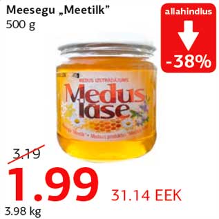 Allahindlus - Meesegu „Meetilk” 500 g