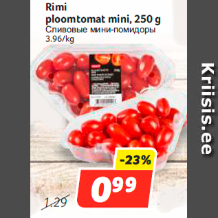 Allahindlus - Rimi ploomtomat mini, 250 g