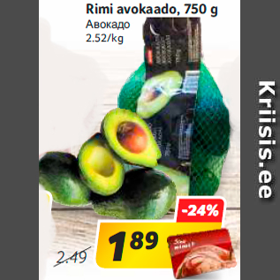 Allahindlus - Rimi avokaado, 750 g