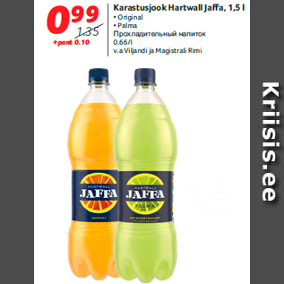 Allahindlus - Karastusjook Hartwall Jaffa, 1,5 l