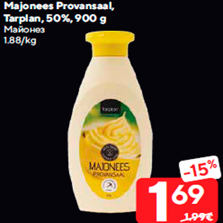 Allahindlus - Majonees Provansaal, Tarplan, 50%, 900 g