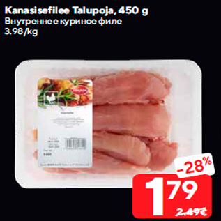 Allahindlus - Kanasisefilee Talupoja, 450 g