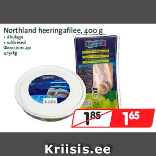 Allahindlus - Northland heeringafilee, 400 g