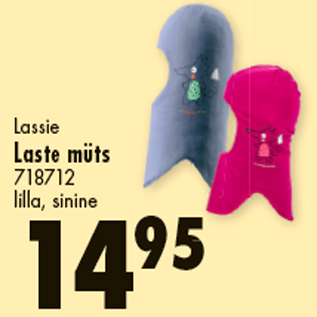 Allahindlus - Lassie Laste müts