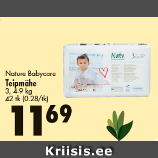 Allahindlus - Nature Babycare Teipmähe