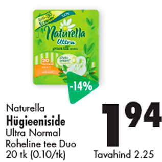 Allahindlus - Naturella Hügieeniside