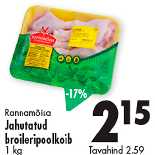 Allahindlus - Rannamõisa Jahutatud broileripoolkoib 1 kg