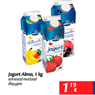 Allahindlus - Jogurt Alma, 1 kg