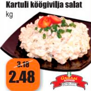 Allahindlus - Kartuli köögivilja salat kg