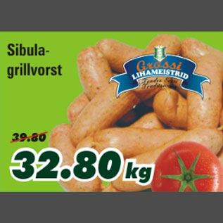 Allahindlus - Sibula-grillvorst