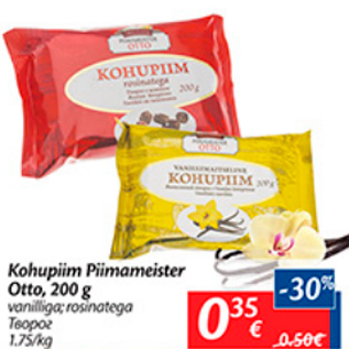 Allahindlus - Kohupiim Piimameister Otto, 200 g