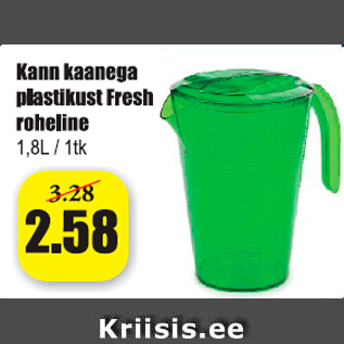 Allahindlus - Kann kaanega plastikust Fresh roheline