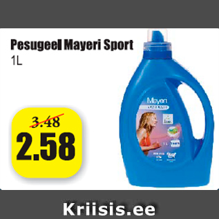 Allahindlus - Pesugeel Mayeri Sport 1 l