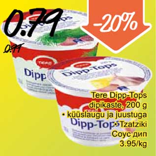 Allahindlus - Tere Dipp-Tops dipikaste,