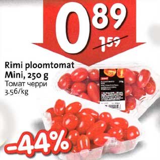 Allahindlus - Rimi ploomtomat Mini,