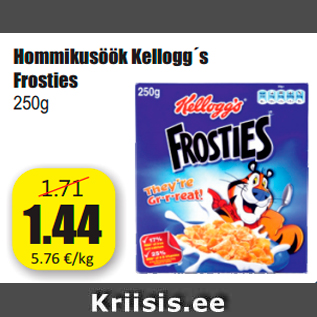 Allahindlus - Hommikusöök Kellogg´s Frosties 250g