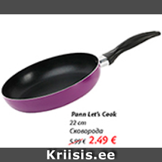 Allahindlus - Pann Let´s Cook 22 cm