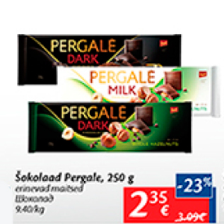 Allahindlus - Šokolaad Pergale, 250 g