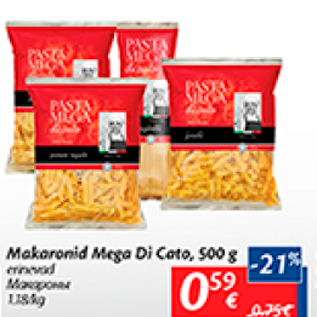 Allahindlus - Makaronid Mega Di Cato, 500 g