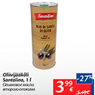 Allahindlus - Oliiviõli Santolino, 1 l