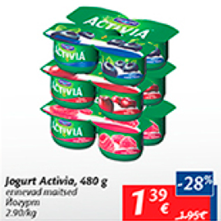 Allahindlus - Jogurt Activia, 480 g