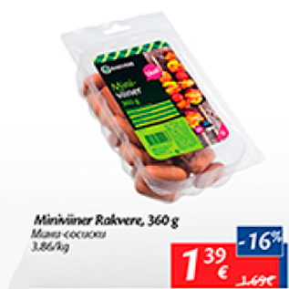 Allahindlus - Miniviiner Rakvere, 360 g