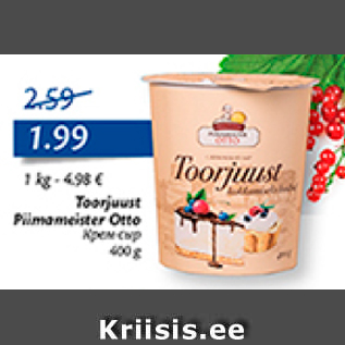 Allahindlus - Toorjuust Piimameister Otto, 400 g