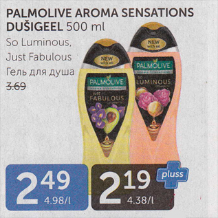 Allahindlus - PALMOLIVE AROMA SENSATIONS DUŠIGEEL 500 ML