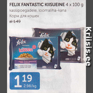 Allahindlus - FELIX FANTASTIC KIISUEINE 4 X 100 G