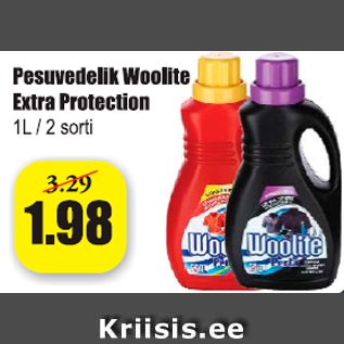 Allahindlus - Pesuvedelik Woolite Extra Protection