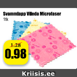 Allahindlus - Svammlapp Vileda Microfaser 1 tk