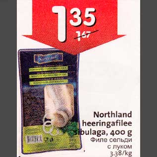 Allahindlus - Northland heeringafilee sibulaga, 400g